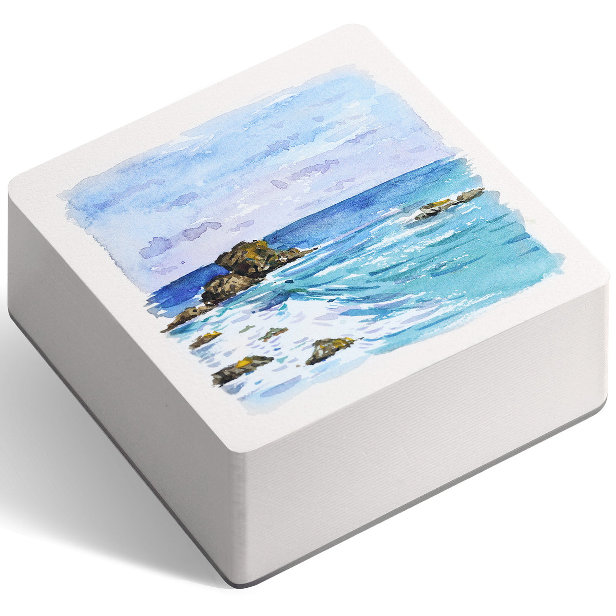 Flunbrato Watercolor Paper 80 Sheets, 4.7 x 4.7 Inch, 100% Cotton 140LB 300GSM