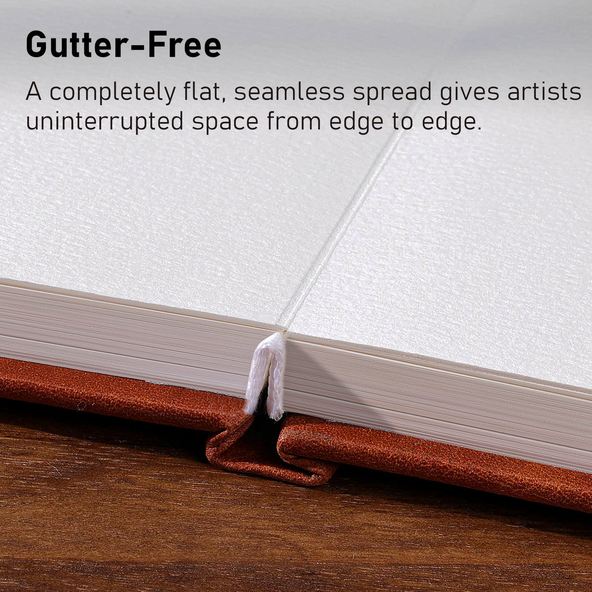 FLUNBRATO Gutter-Free Watercolor Sketchbook,600 GSM,Full-Spread Design