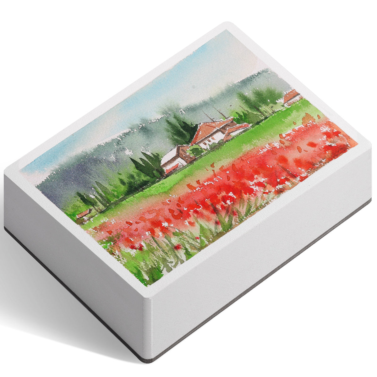 FLUNBRATO Watercolor Paper Pad, 60 Sheets, 8.3 x 5.8 in, 100% Cotton, 140LB/300GSM